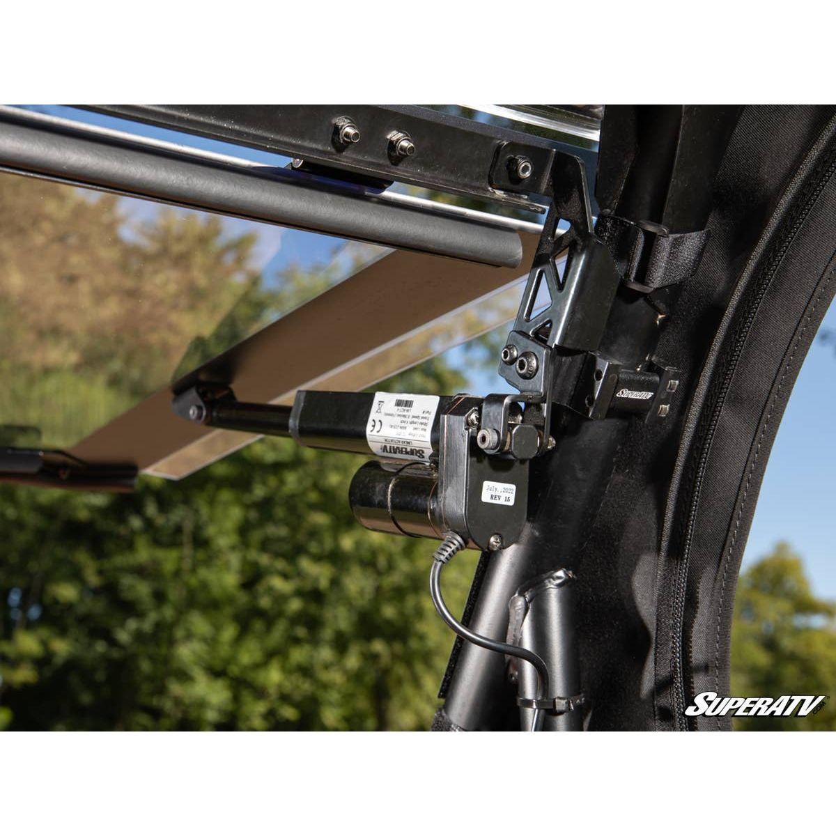 SuperATV 2024+ Polaris RZR XP Maxdrive Power Flip Windshield