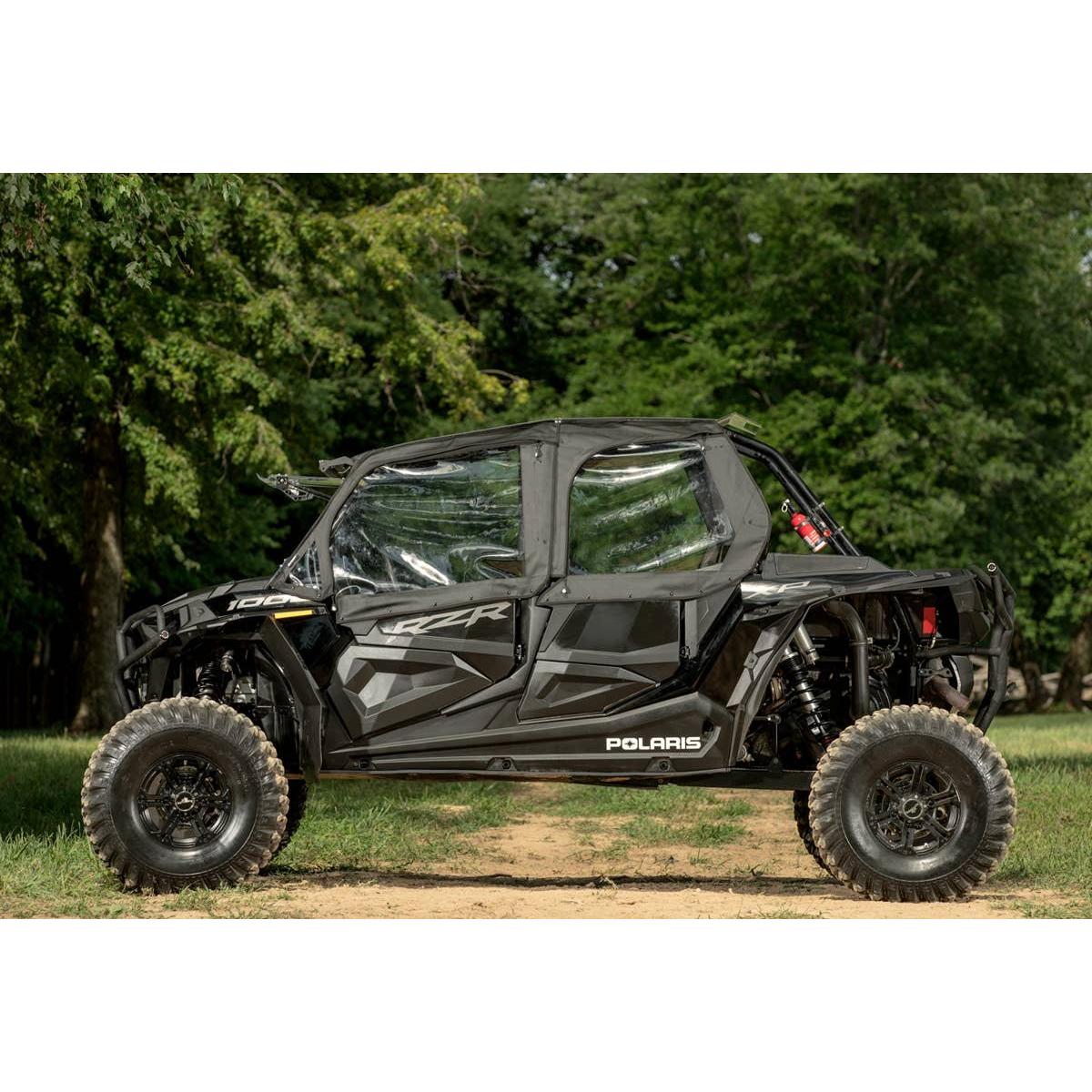 SuperATV - 2014-2023 Polaris RZR XP4 1000 Primal Soft Cab Enclosure Upper Doors