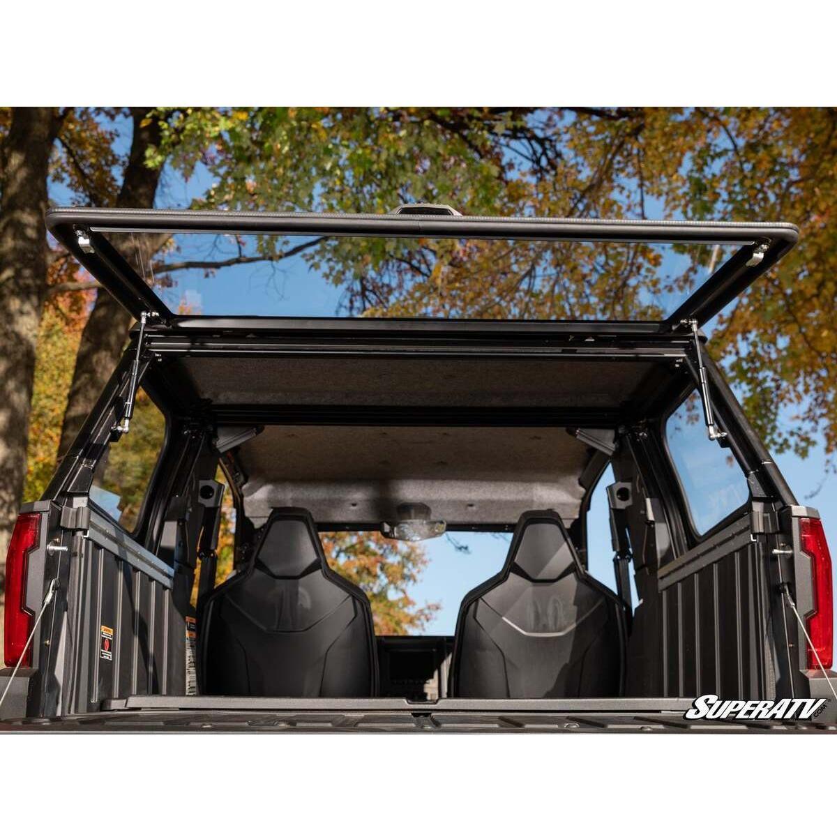 SuperATV 2024+ Polaris Xpedition ADV Rear Flip Windshield