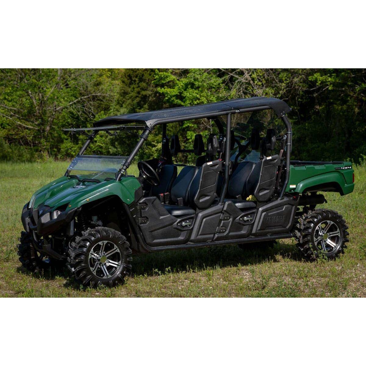 SuperATV 2014+ Yamaha Viking Scratch Resistant Flip Windshield