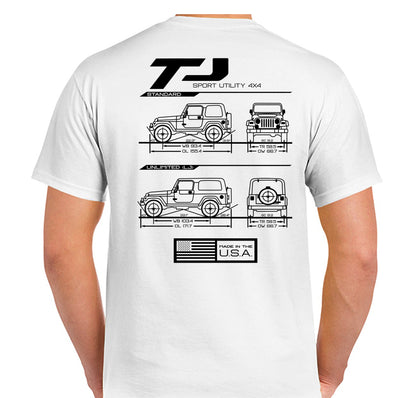 TJ/LJ Blueprint T-Shirt
