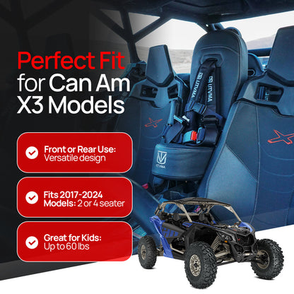 Maverick X3 and X3 Max Front/Rear Bump Seat (2017+)