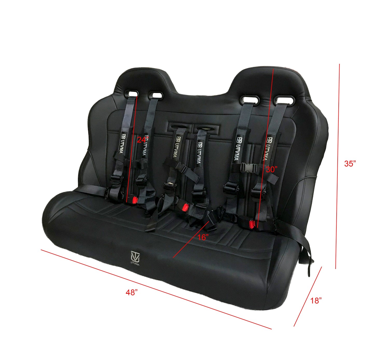 Teryx 4 Rear Bench Seat (2012-2025) W Harnesses