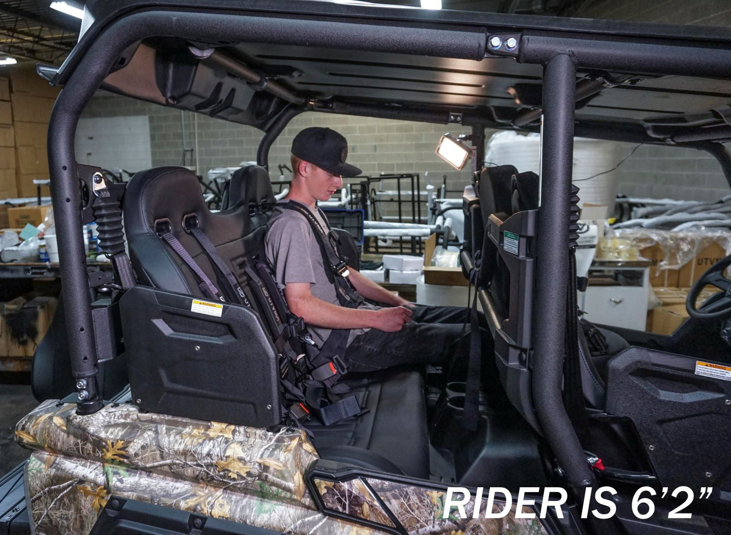 Yamaha Wolverine X4 Rear Bench Seat (2018+) W Harnesses