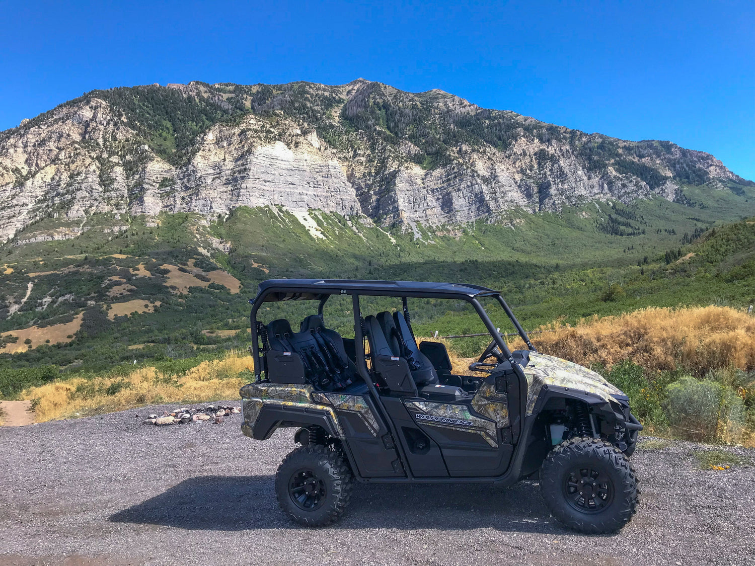 Yamaha Wolverine X4 Rear Bench Seat (2018+) W Harnesses