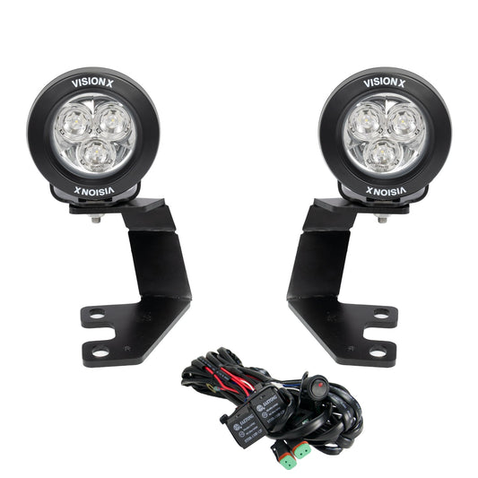 2010-2023 Toyota 4-Runner A-Pillar Mounts 3.7" CG2 Light Cannons