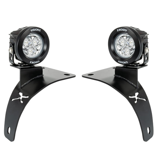 18+ Jeep JL / '20+ Jeep Gladiator Cowl Light Kit (With 3.7" CG2 Mini Cannon)